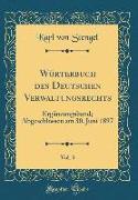 Wörterbuch des Deutschen Verwaltungsrechts, Vol. 3