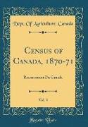 Census of Canada, 1870-71, Vol. 3