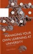 Managing Your Own Learning at University: A Practical Guide