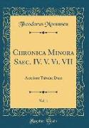 Chronica Minora Saec. IV. V. Vi. VII, Vol. 1