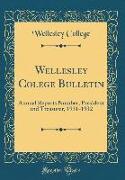 Wellesley Colege Bulletin