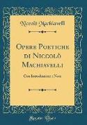 Opere Poetiche di Niccolò Machiavelli