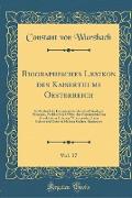 Biographisches Lexikon des Kaiserthums Oesterreich, Vol. 37