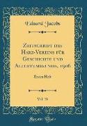 Zeitschrift des Harz-Vereins für Geschichte und Altertumskunde, 1906, Vol. 39