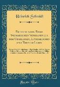 Erinnerungen Eines Weimarischen Veteranen aus dem Geselligen, Literarischen und Theater-Leben