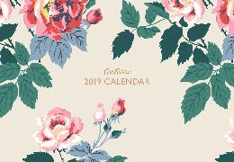 Cath Kidston: Eiderdown Rose 2019 Wall Calendar