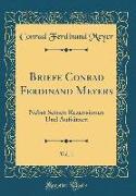 Briefe Conrad Ferdinand Meyers, Vol. 1
