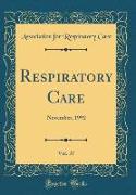 Respiratory Care, Vol. 37