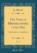 Die Familie Mendelssohn, 1729-1847, Vol. 2