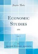 Economic Studies, Vol. 1