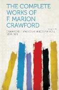 The Complete Works of F. Marion Crawford Volume 16