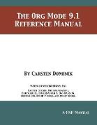 The Org Mode 9.1 Reference Manual