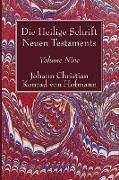 Die Heilige Schrift Neuen Testaments, Volume Nine