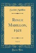 Revue Mabillon, 1921, Vol. 11 (Classic Reprint)
