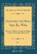 Histoire des Beni 'Abd El-Wâd, Vol. 1