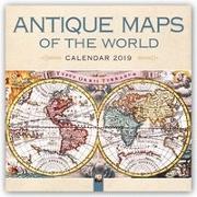 Antique Maps of the World Wall Calendar 2019 (Art Calendar)