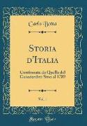 Storia d'Italia, Vol. 1