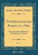 Österreichisches Jahrbuch, 1899, Vol. 23