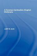 A Concise Cambodian-English Dictionary