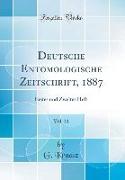 Deutsche Entomologische Zeitschrift, 1887, Vol. 31