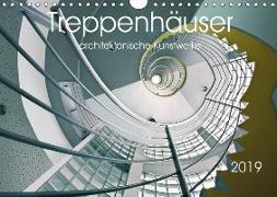 Treppenhäuser architektonische Kunstwerke (Wandkalender 2019 DIN A4 quer)