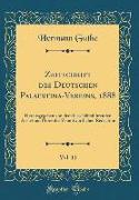 Zeitschrift des Deutschen Palaestina-Vereins, 1888, Vol. 11