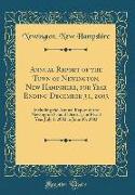 Annual Report of the Town of Newington, New Hampshire, for Year Ending December 31, 2003