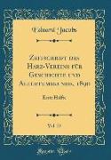 Zeitschrift des Harz-Vereins für Geschichte und Altertumskunde, 1890, Vol. 23