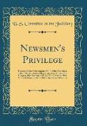 Newsmen's Privilege