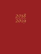 Large 2019 Planner Red