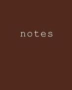 Notes: Coffee Retro Notes Journal (Blank/Lined)