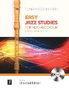 Easy Jazz Studies. Für Altblockflöte. Ausgabe mit CD