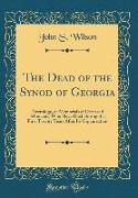 The Dead of the Synod of Georgia