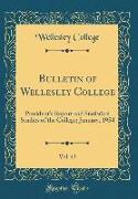 Bulletin of Wellesley College, Vol. 43