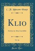 Klio, Vol. 16