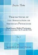 Transactions of the Association of American Physicians, Vol. 3