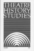 Theatre History Studies 1983, Vol. 3: Volume 3