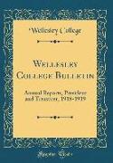 Wellesley College Bulletin