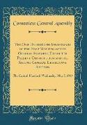 The One Hundredth Anniversary of the First Meeting of the General Assembly, Under the Present Constitution and the Second General Legislative Reunion