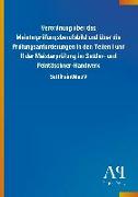 Verordnung über das Meisterprüfungsberufsbild und über die Prüfungsanforderungen in den Teilen I und II der Meisterprüfung im Sattler- und Feintäschner-Handwerk