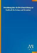 Verordnung über die Berufsausbildung zur Fachkraft für Schutz und Sicherheit