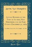 Annual Reports of the Town of Antrim, New Hampshire for the Year Ending December 31, 1964