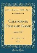 California Fish and Game, Vol. 5