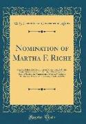 Nomination of Martha F. Riche: Hearing Before the Committee on Governmental Affairs, United States Senate, One Hundred Third Congress, Second Session
