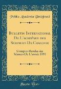 Bulletin International De L'académie des Sciences De Cracovie