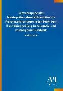 Verordnung über das Meisterprüfungsberufsbild und über die Prüfungsanforderungen in den Teilen I und II der Meisterprüfung im Karosserie- und Fahrzeugbauer-Handwerk