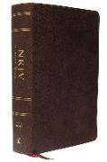 NKJV Study Bible, Premium Calfskin Leather, Brown, Full-Color, Thumb Indexed, Comfort Print