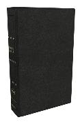 NKJV, Preaching Bible, Premium Calfskin Leather, Black, Comfort Print