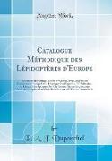 Catalogue Méthodique des Lépidoptères d'Europe