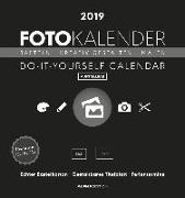 Foto-Bastelkalender 2019 datiert, schwarz